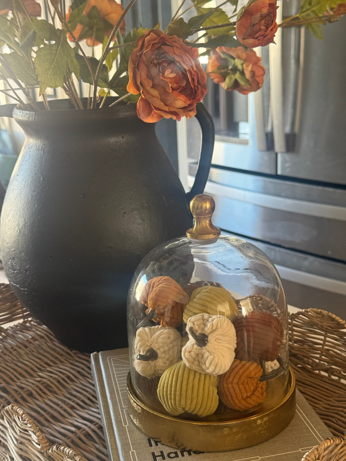 Mini Corduroy Harvest Pumpkins