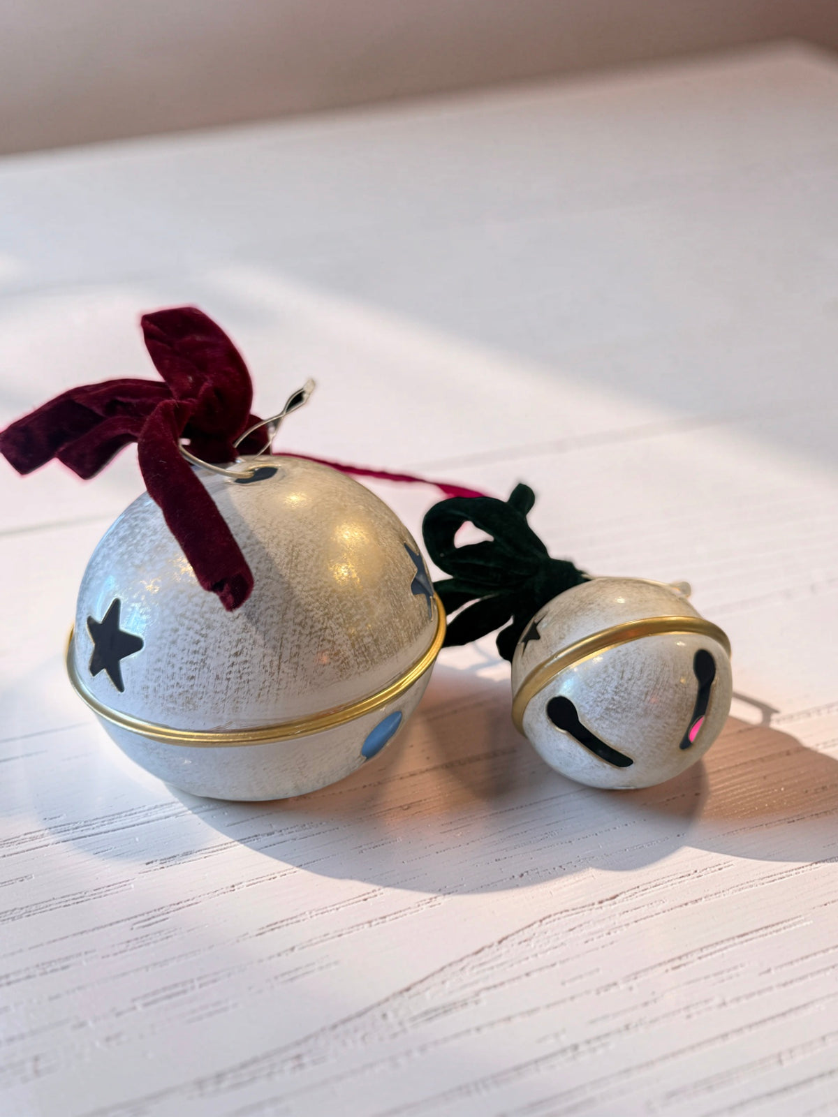 White and Gold Jingle Bell |Small