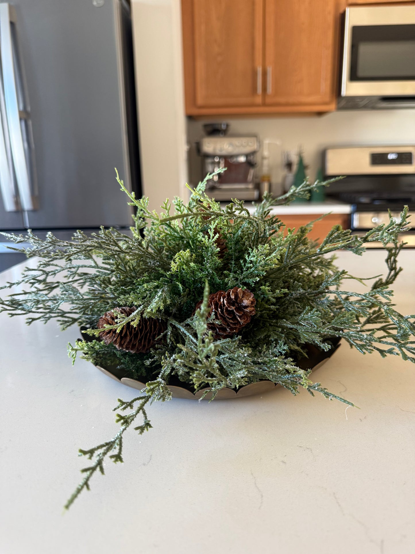 Silver Thread Cedar Half Sphere