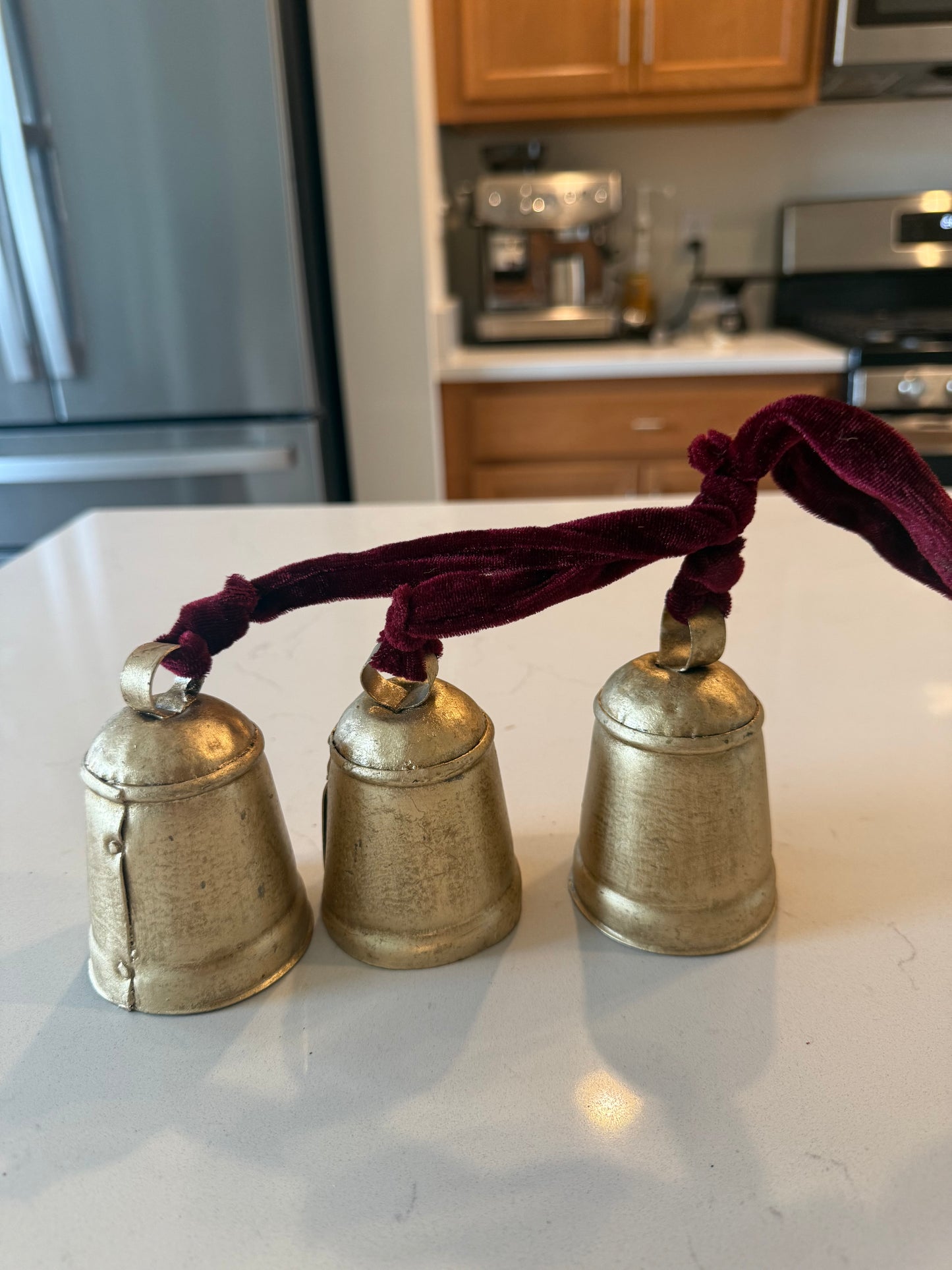 Hanging Gold Bells
