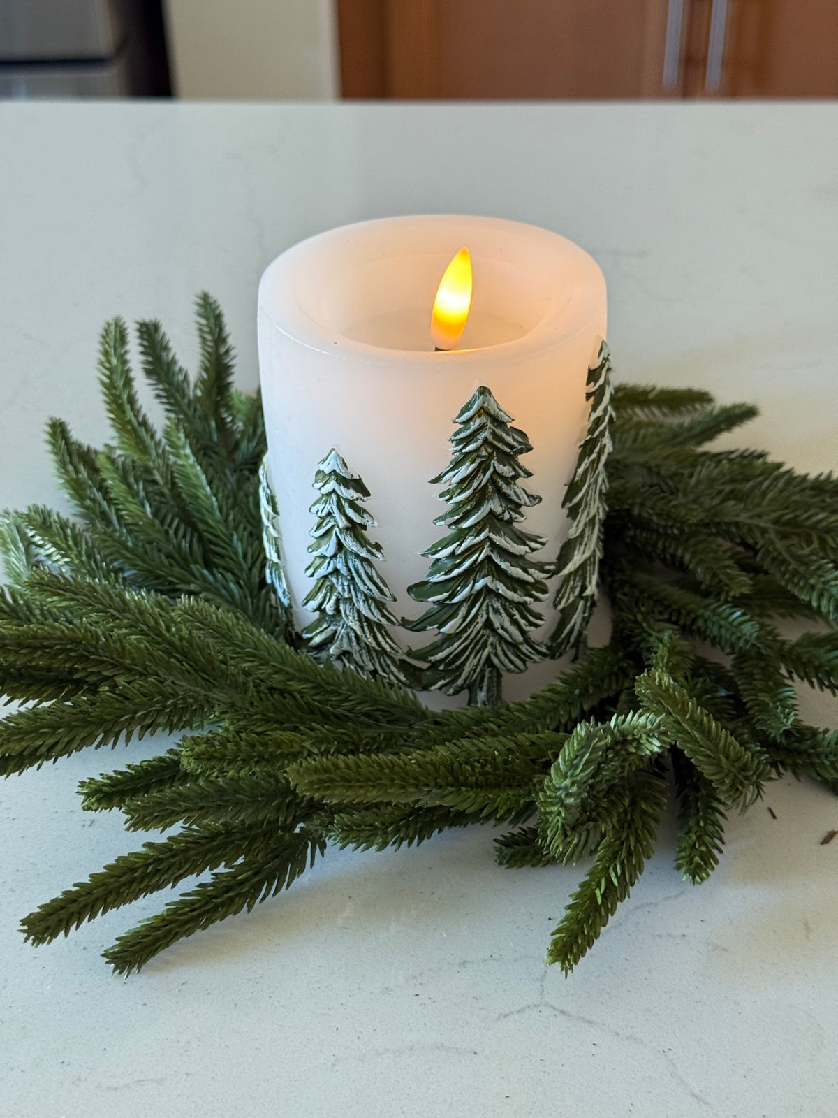 Evergreen Tree Candle