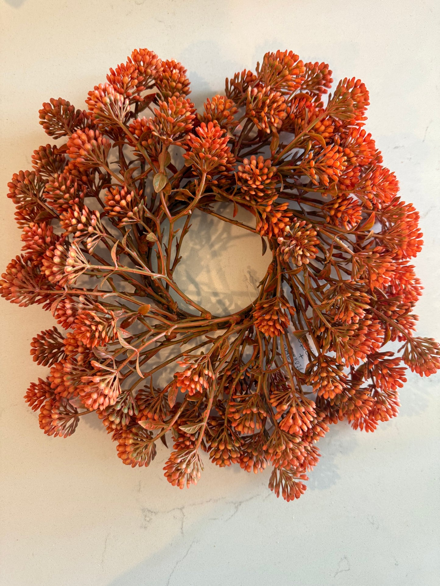 Russet Cone Candle Ring -3''
