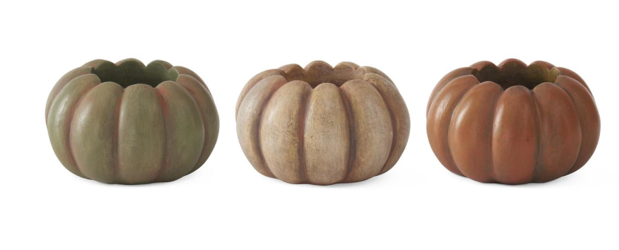 Resin Pumpkin T-light candleholders