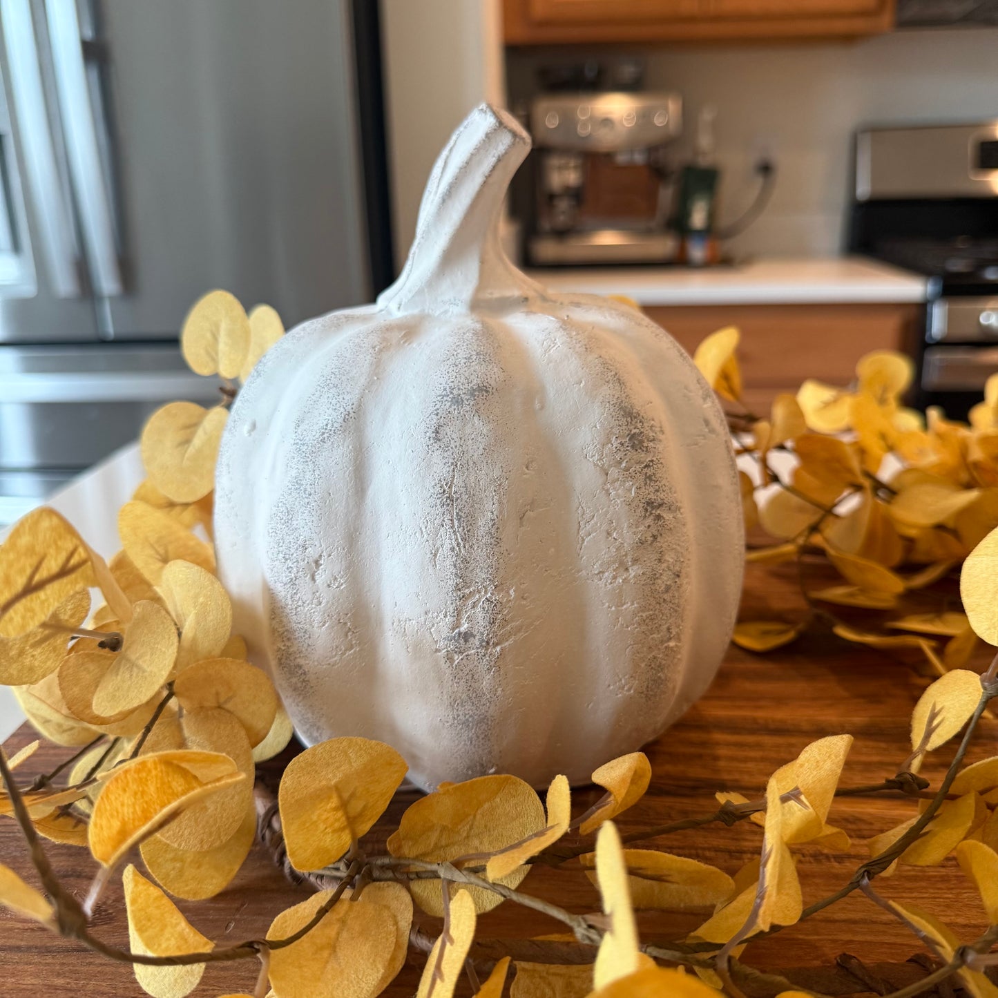 Terracotta Pumpkin 8''H