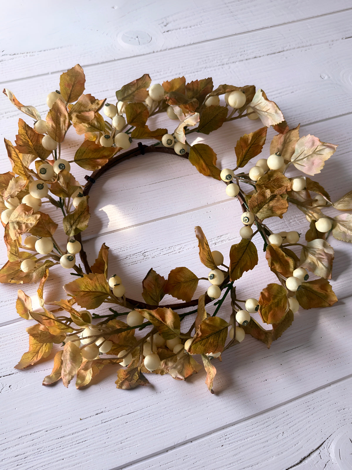 Lodenberry Leaves Candle Ring