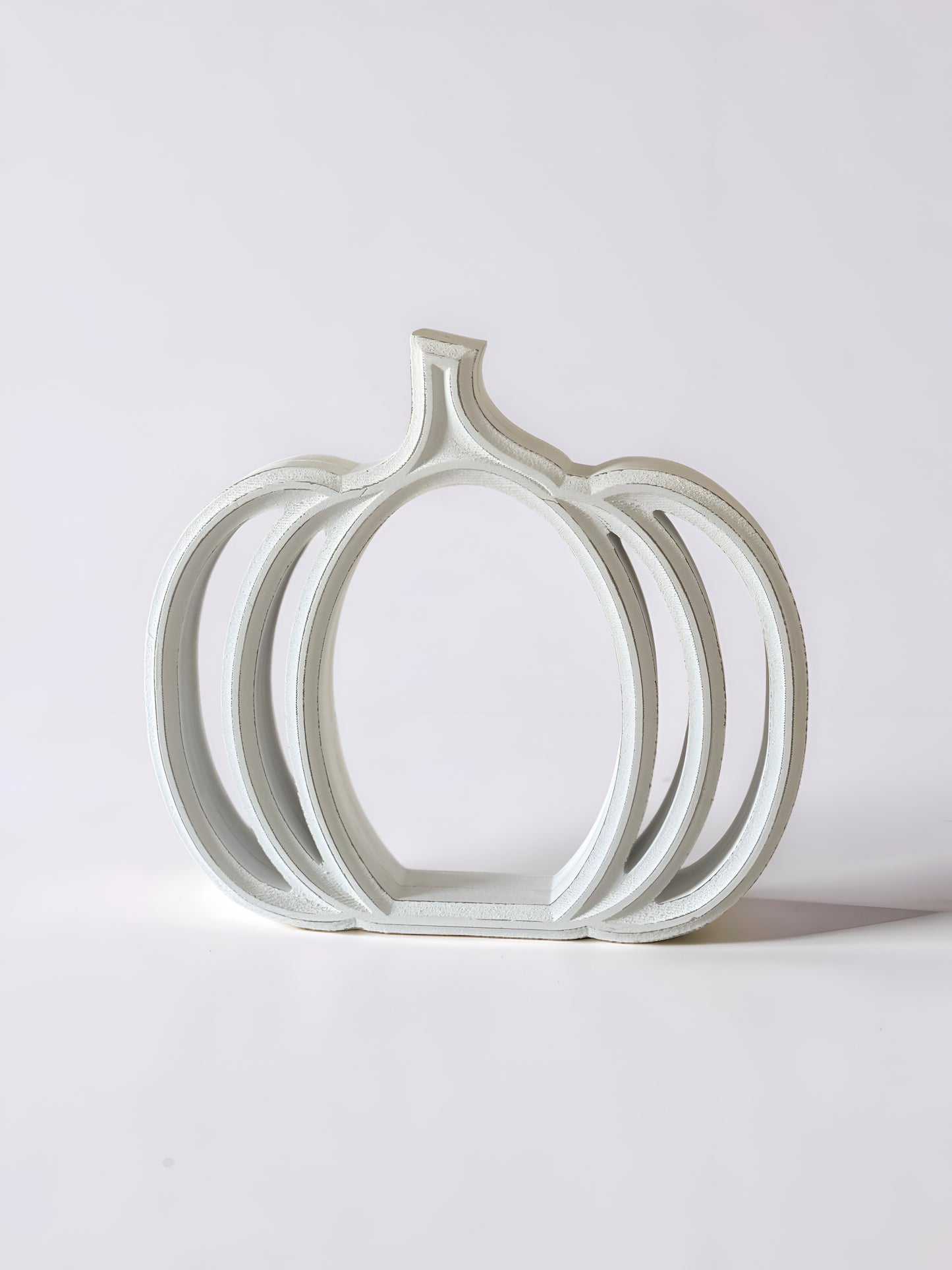 White Cutout Pumpkin