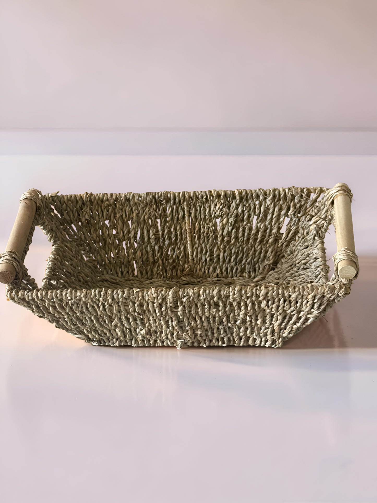 Woven Basket with Handles