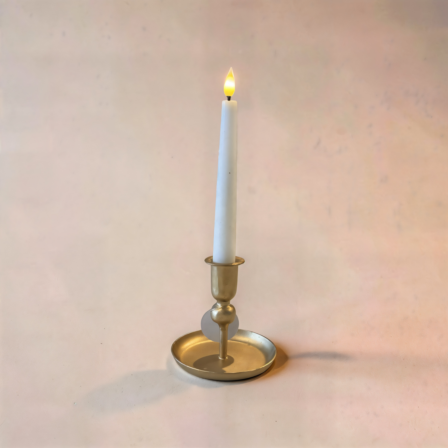 Mini Gold Plate Candle Holder
