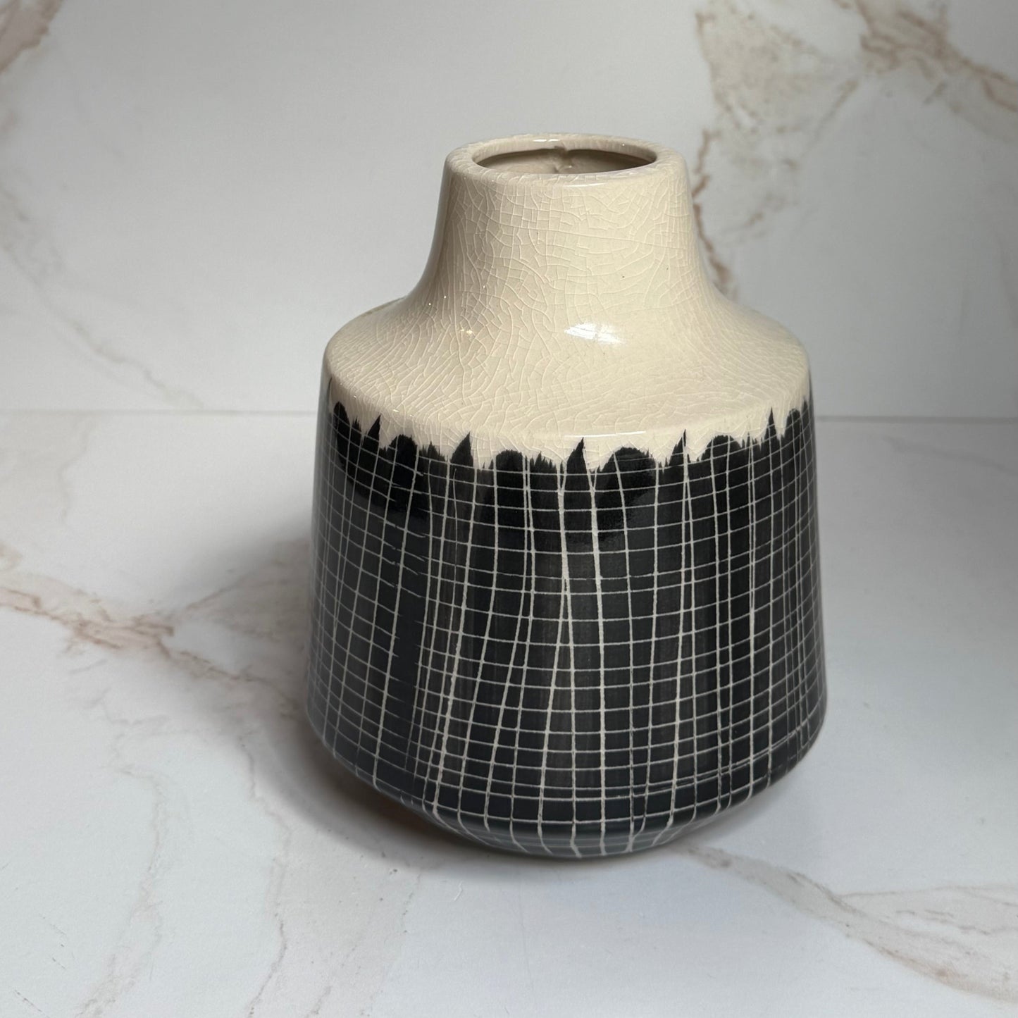 Urban Check Vase - 7''