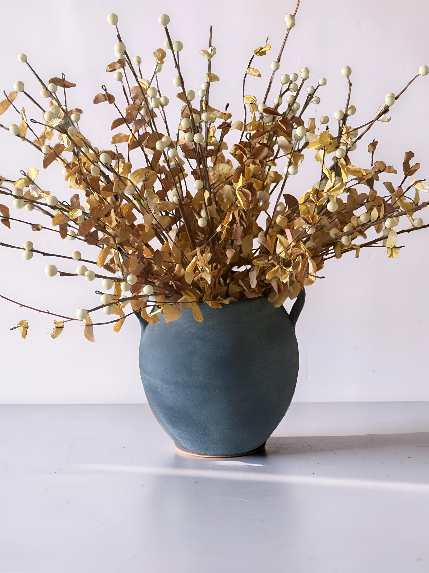 Double Handle Charcoal Vase