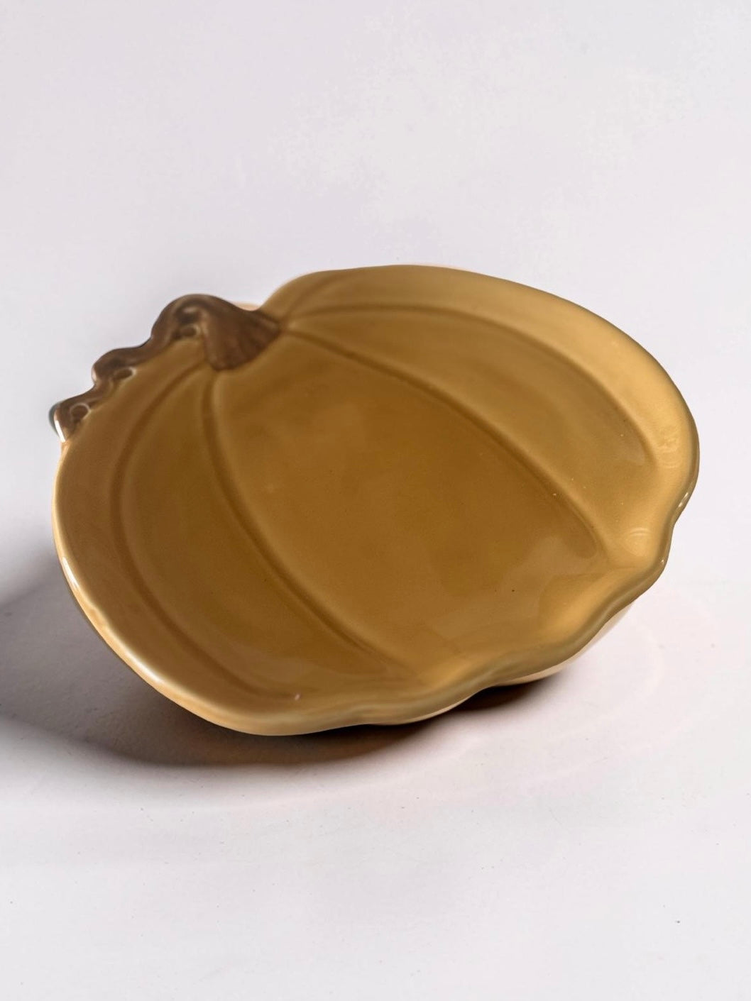 Ceramic Pumpkin Dish