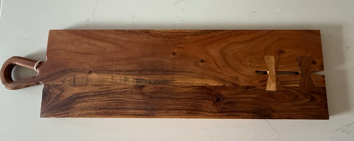 Tall Split Wood Board