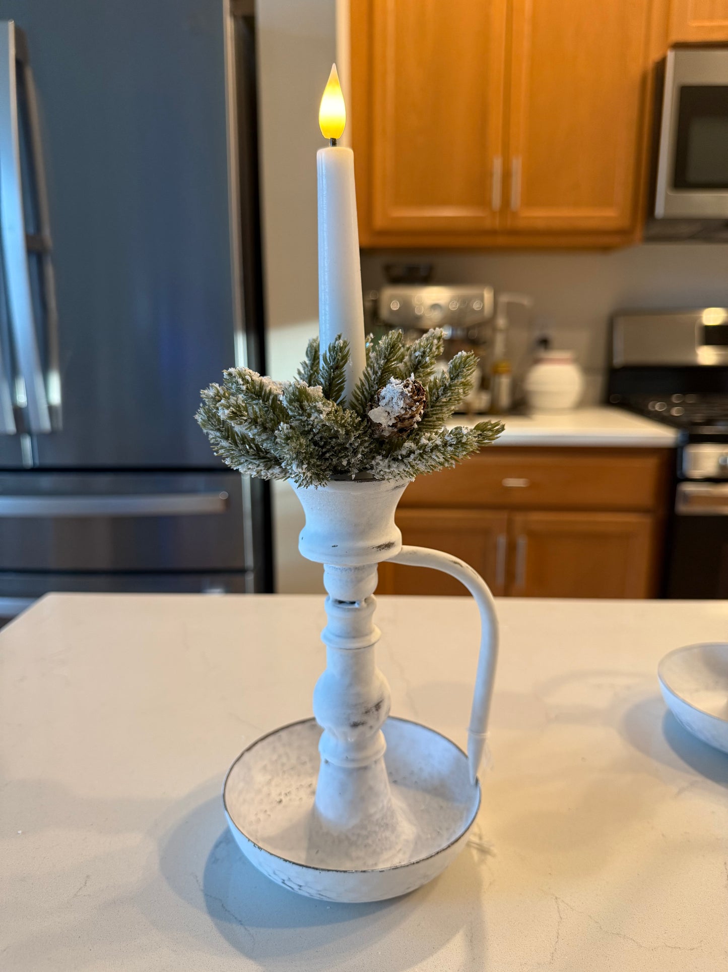 Enlighten Taper Holder - 7”H