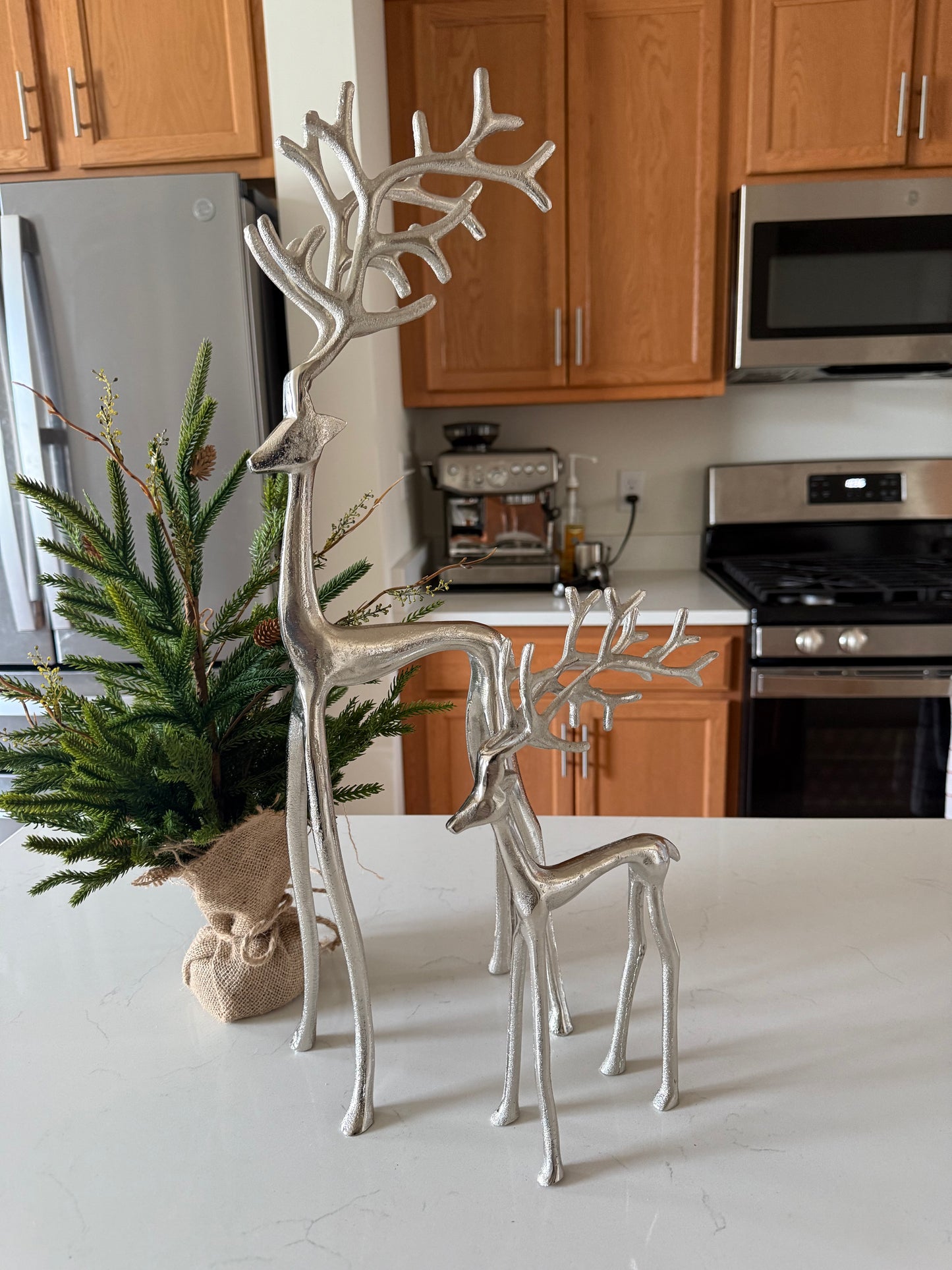 Silver Reindeer -