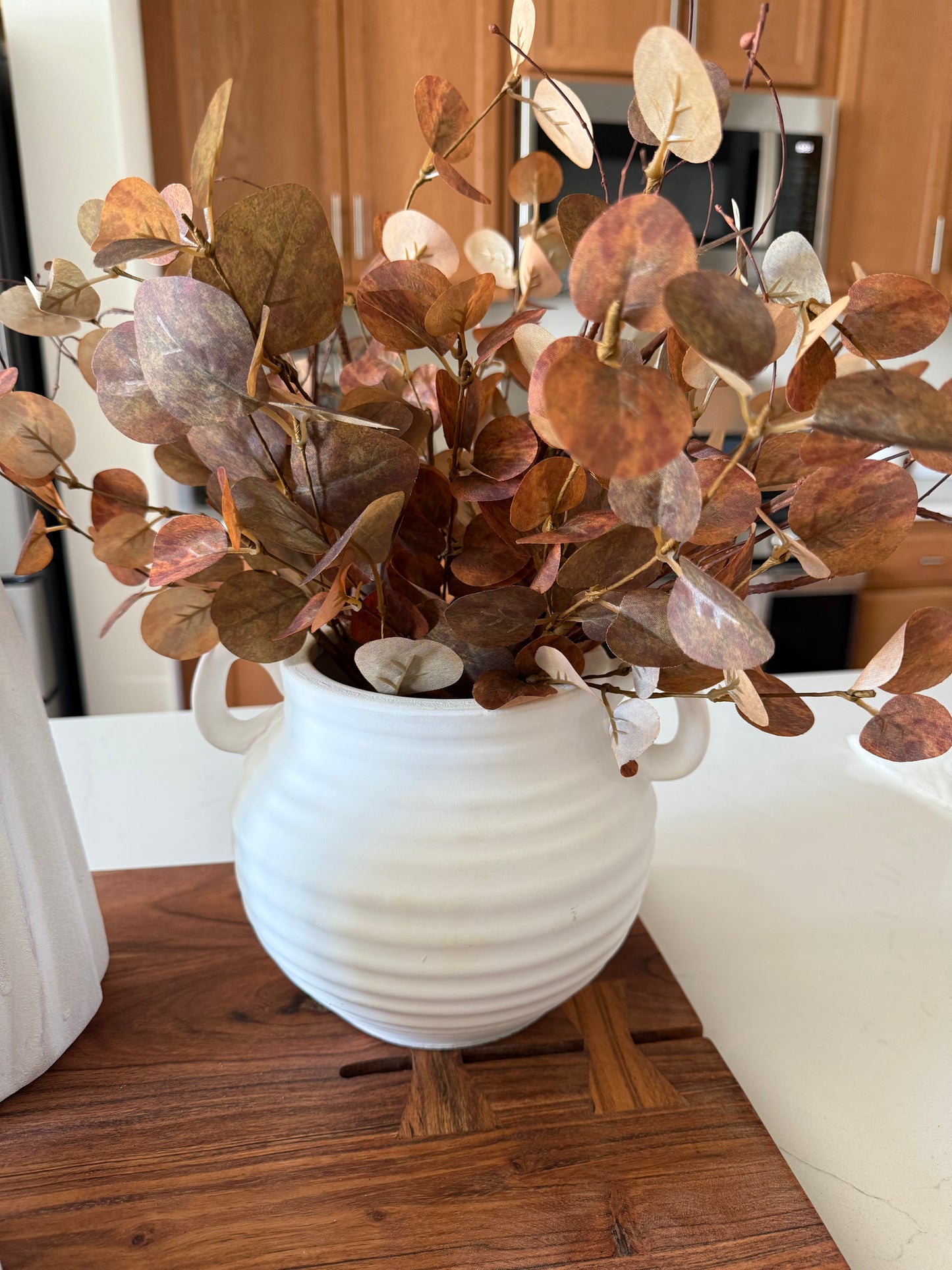 Orange Eucalyptus and Twig Stem - 19.5”