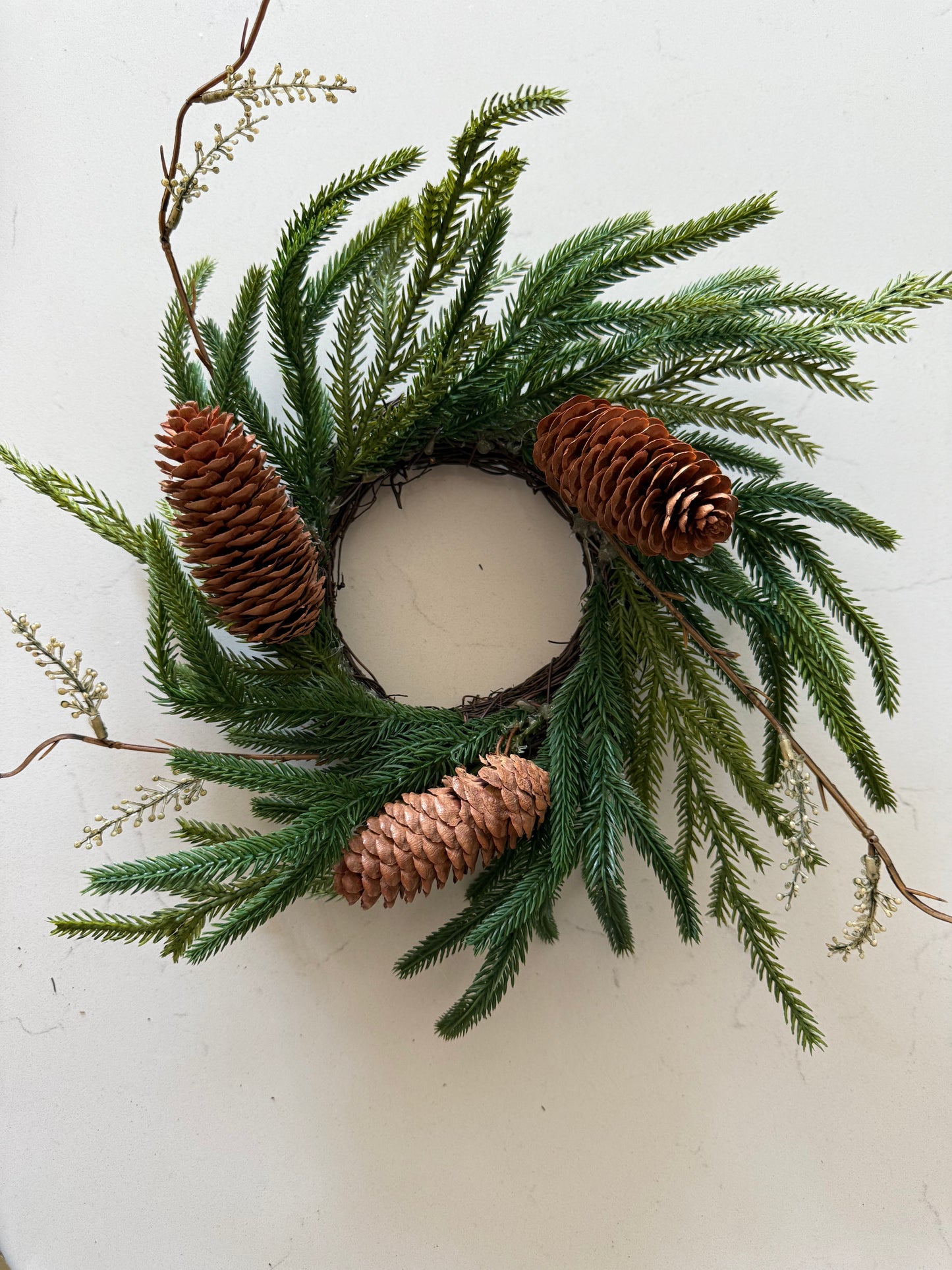 Pencil Pine Candle Ring -