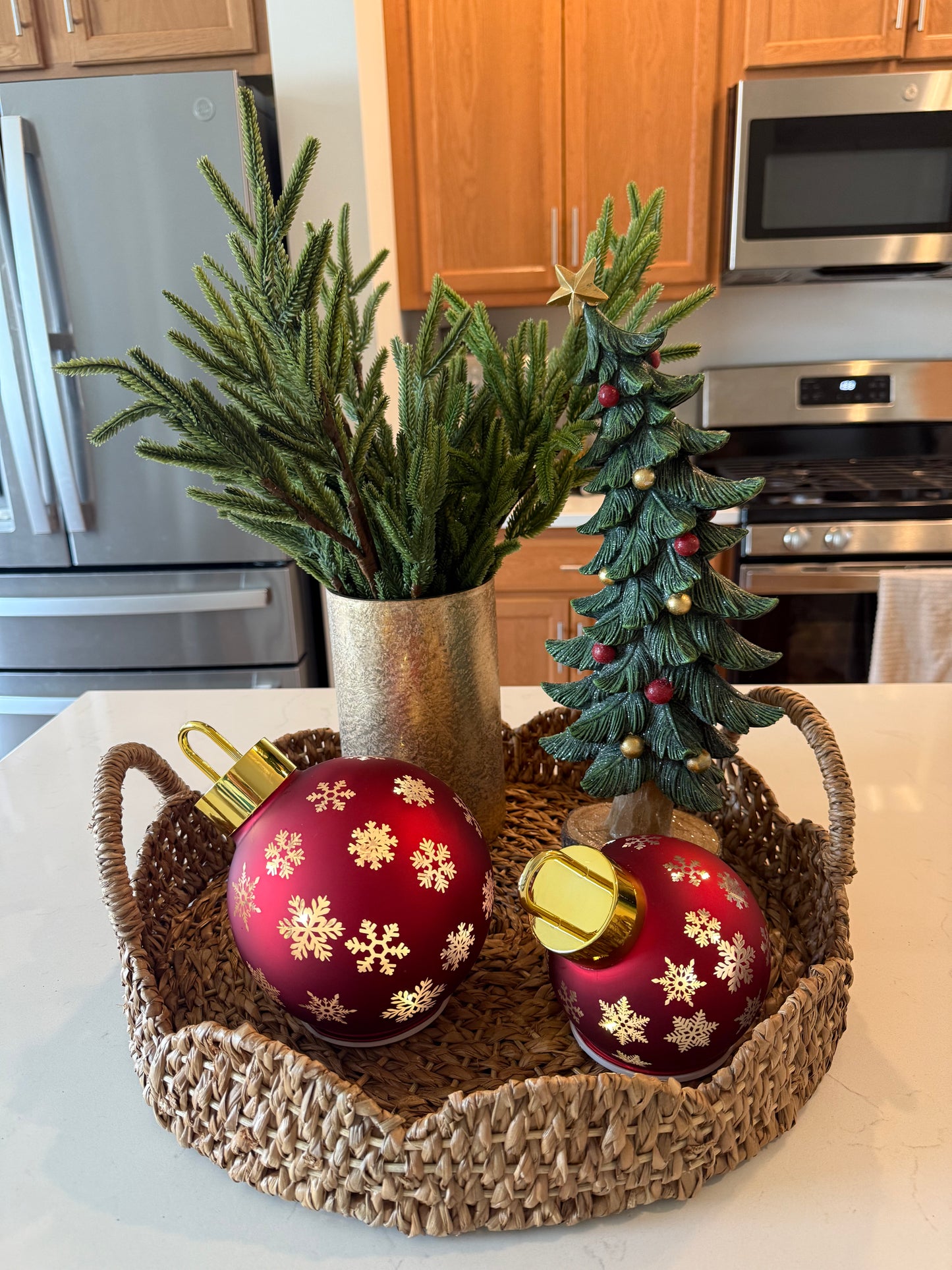 Rotating Snowflake Ornament-6”