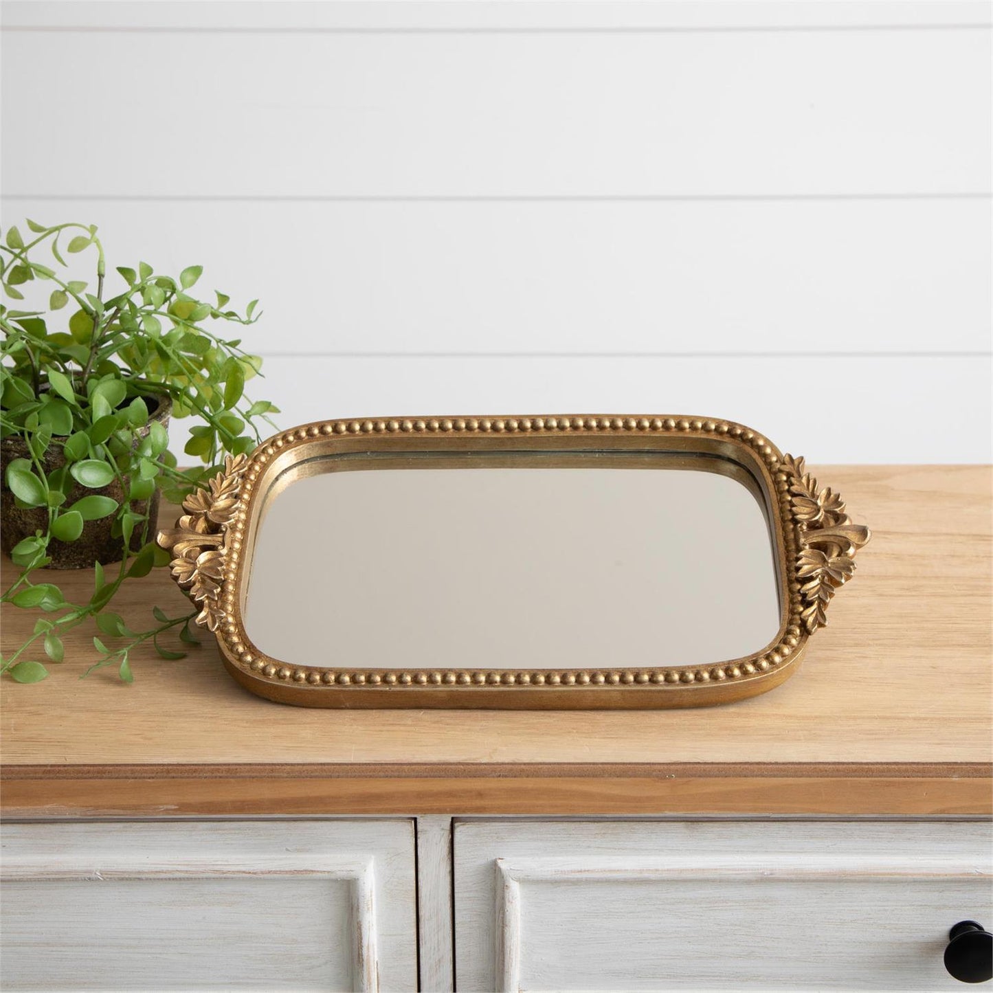 Antique Mirror Tray