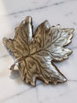 Whitewashed Resin Leaf Trays