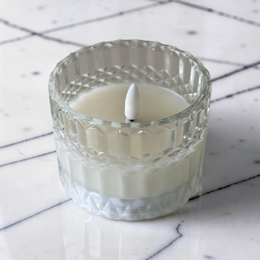 Glass Flameless Candle