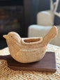 Polyresin Weave Bird Pot