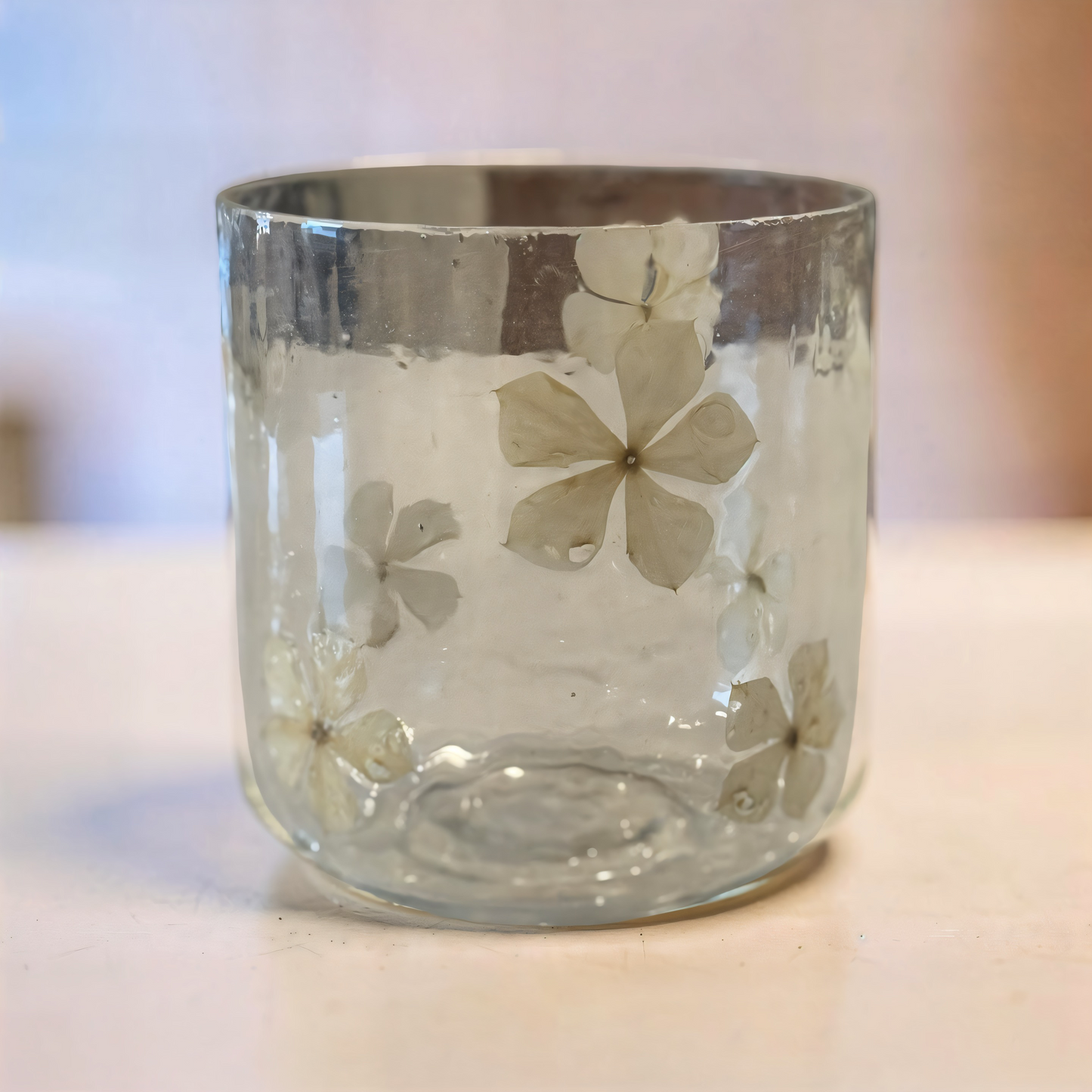 Dried Flower Candle Jar