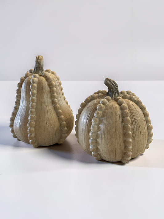 Resin Bead Trim Pumpkin