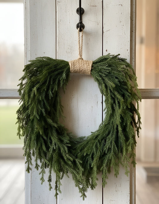 Greenwood Valley Hanging Wreath