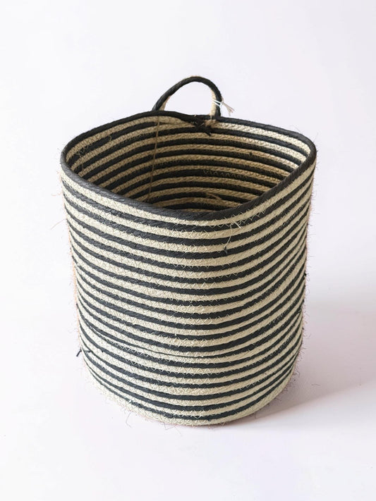 Striped Hanging Basket