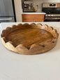 Round Mango Wood Tray