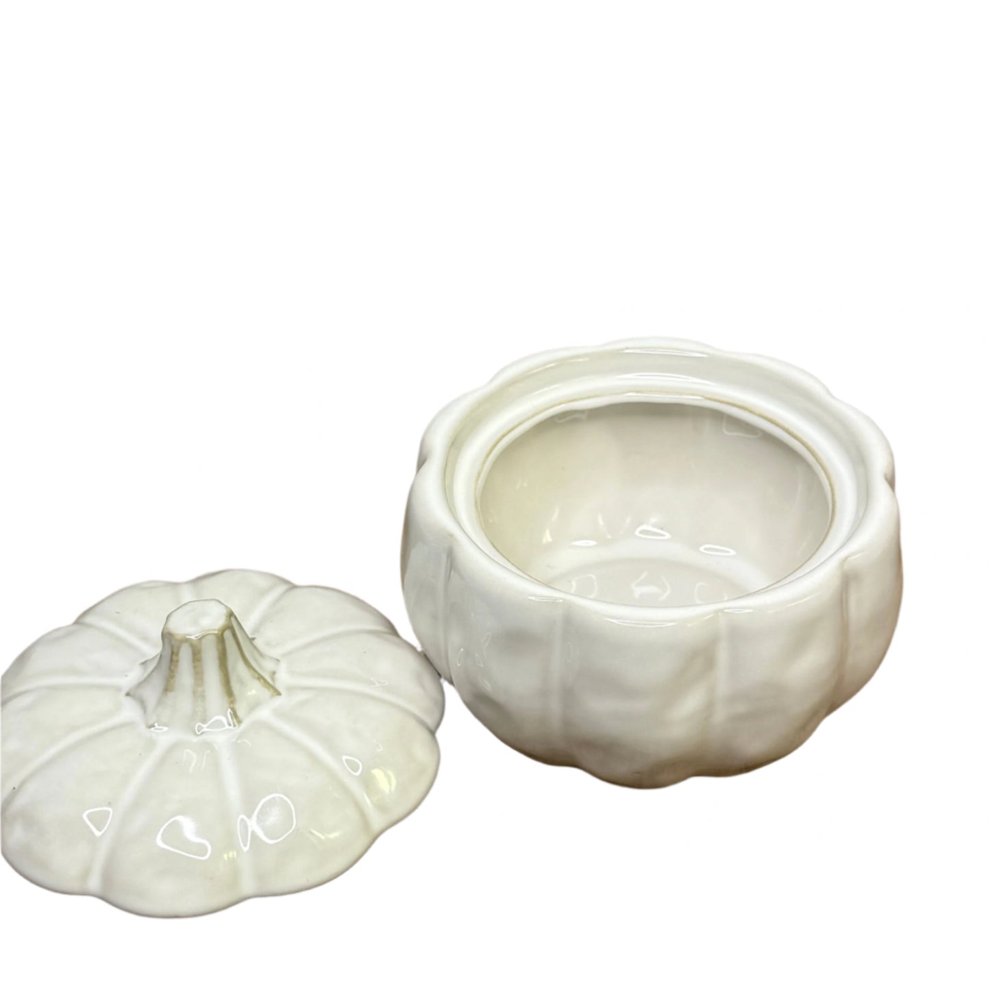 Reactive Glaze Pumpkin Bowl