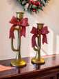 Holiday Bow Taper Holders