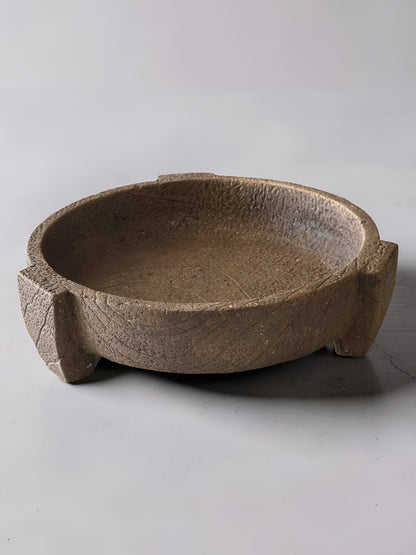 Brown Cement Bowl