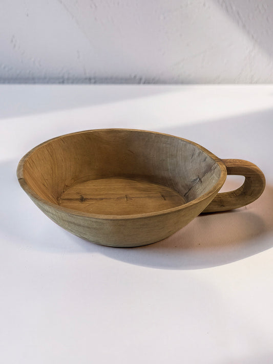 Wood Bowl with Handle