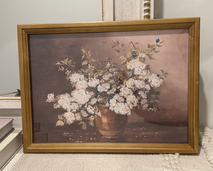 Antique Gold Framed Prints- Still Life Botanical