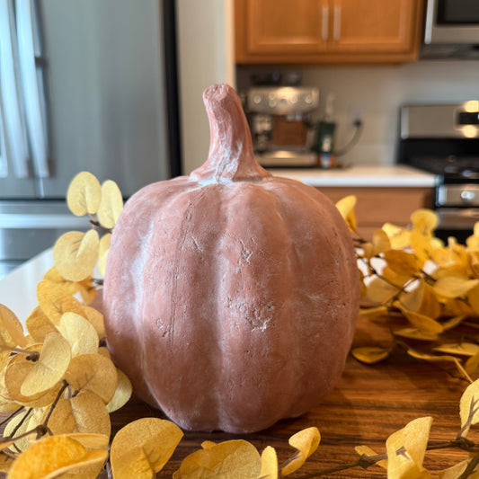 Terracotta Pumpkin -8''