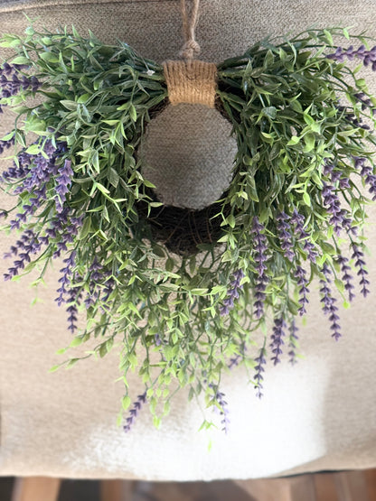Lavender Wreath -12''
