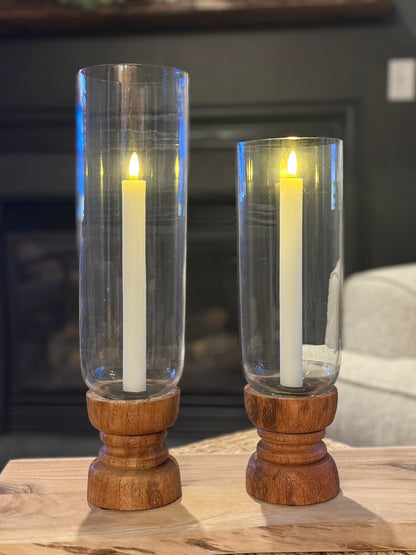 Natural Wood Taper Holder