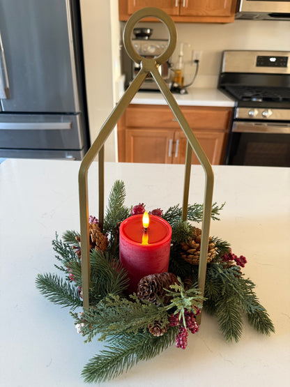 Bluster Berry Greens Candle Ring
