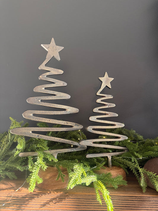 Antique Brass Zig Zag Tree