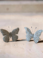 Whitewash Carved Butterfly