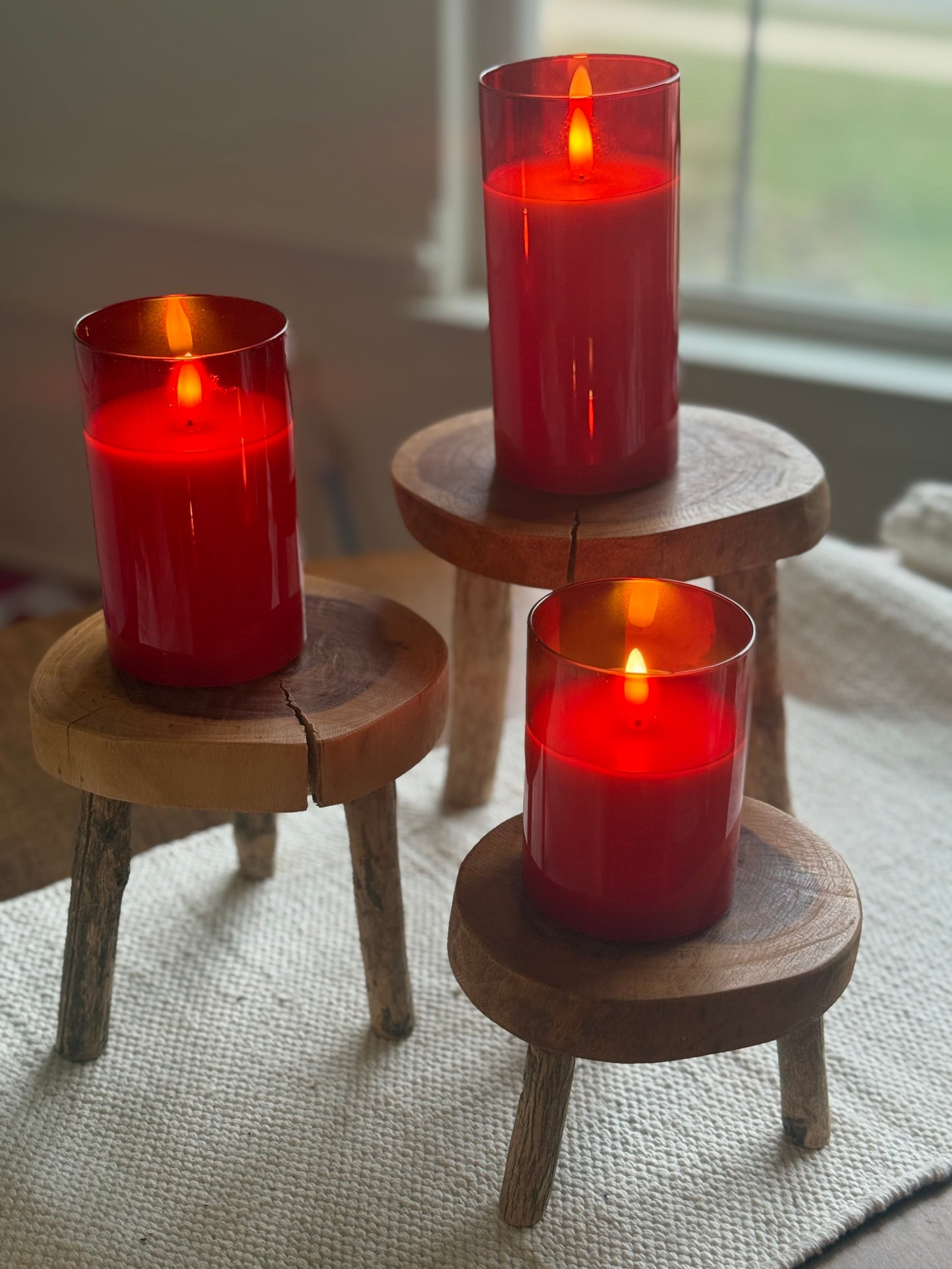 Live Edge Wood Pedestal -