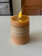 Caramel LED Pillar Candle 4''