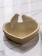 Heart Shaped Bird Dish