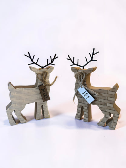 Basketweave Deer