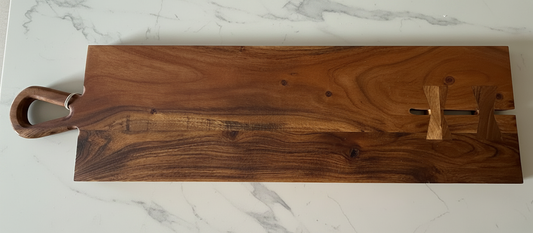 Tall Split Wood Board
