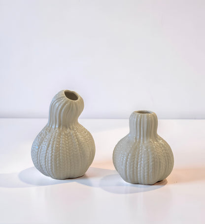 Porcelain Gourd Bud Vase