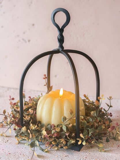 Pumpkin Candle 5''H