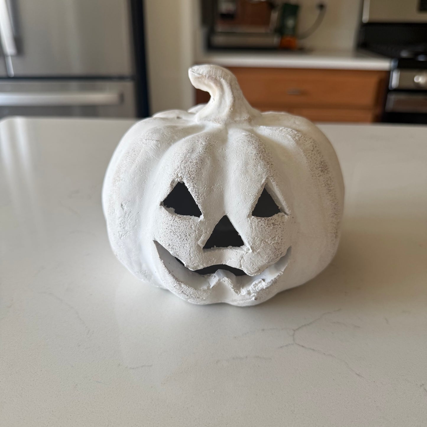 Terracotta Mini Jack O Lanterns - 6.5''