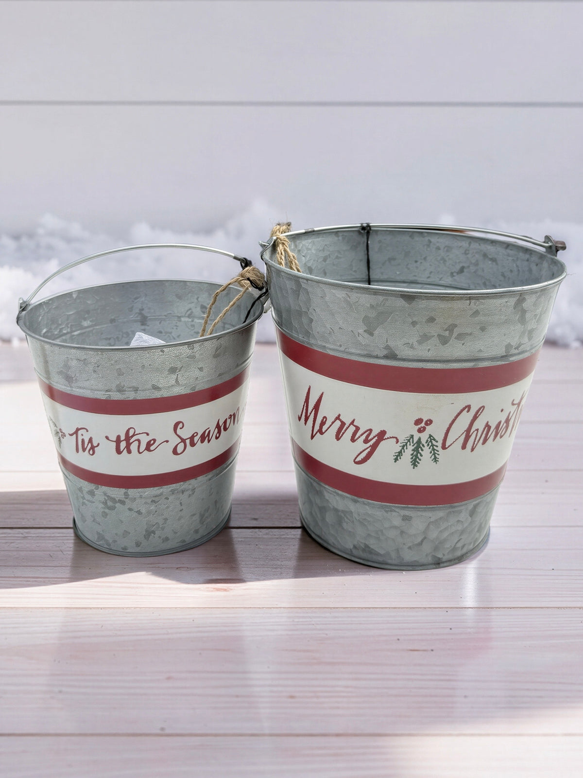 Merry Christmas Bucket